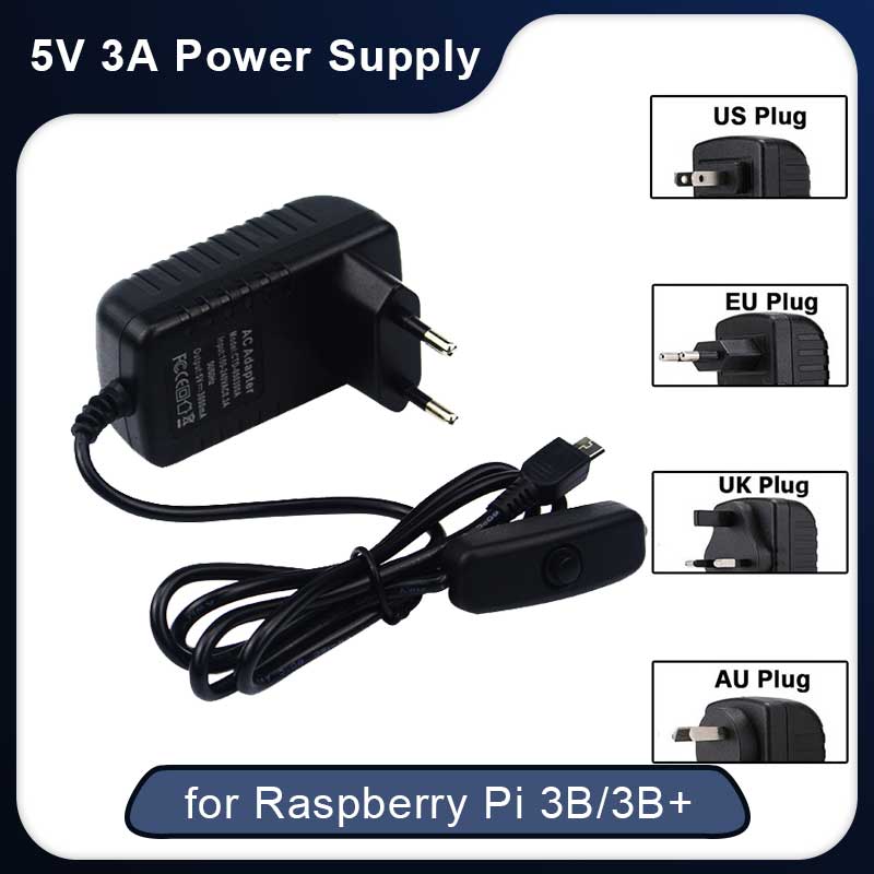 Women Accessories In Uk - 5V 3A ラズベリーパイ 3 モデル B+