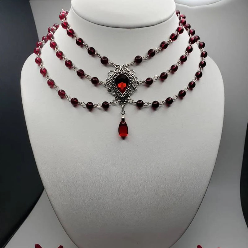 Women'S Victorian Accessories - ビクトリア朝のネックレス ビーズ 2023 女性 ロマンチック