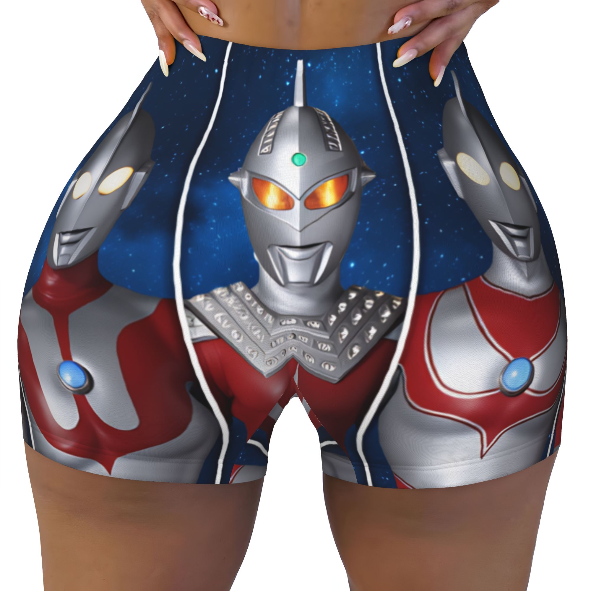 Women'S Volleyball Accessories - 女性用ウルトラマンジャックエースタロウウルトラセブンワークアウトヨガショーツアスレチックジムバレーボールバイカーショーツ