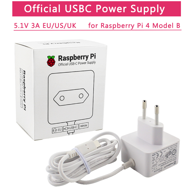 Women Accessories In Uk - 開発者用の4つの電源アダプター,5v,3a充電器,EU uk,推奨USB-C,モデルb