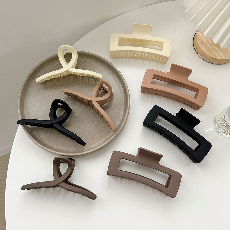 女性と女の子のための長方形のヘアクリップ,さまざまなサイズの - Women Accessories Combo Gift のレビューと価格