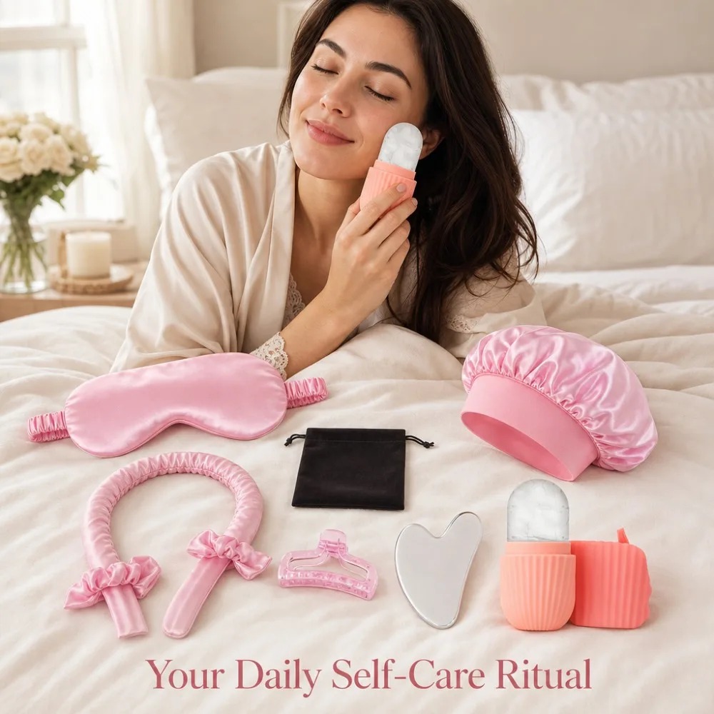 3/4/5/9点セット シルク睡眠セット アイマスク サテン - Women Accessories Combo Gift のレビューと価格