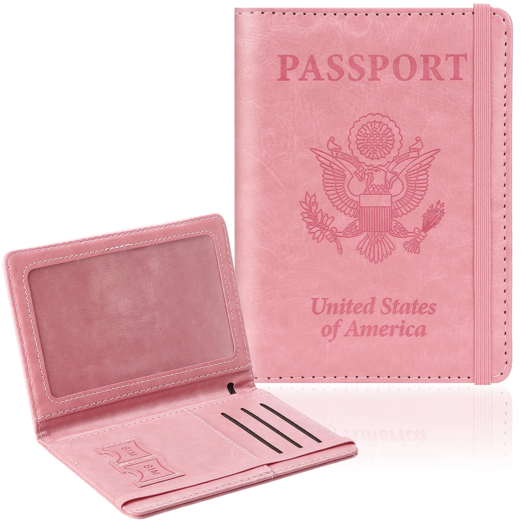 旅行用パスポートホルダー、RFIDパスポートカバーケース、パ - Women'S Accessories Wallet のレビューと価格