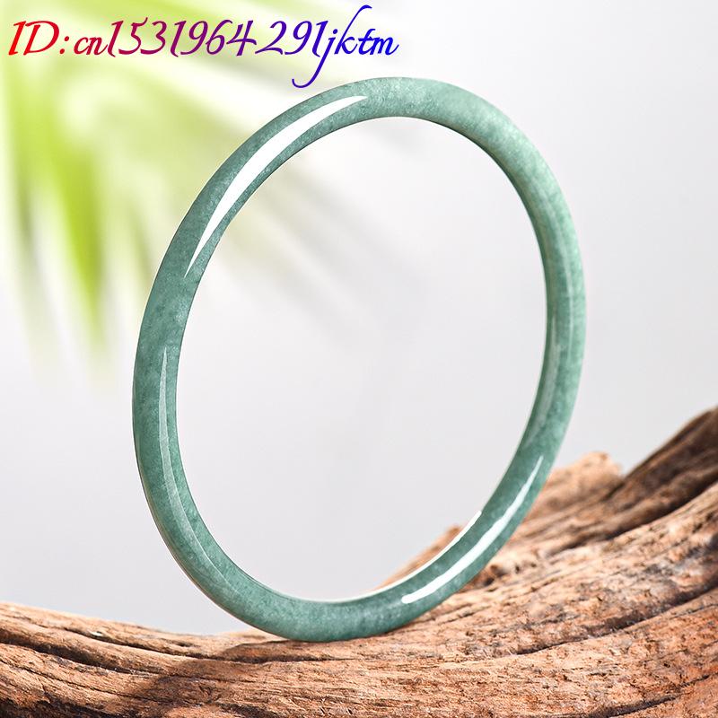 天然ビルマ翡翠ブレスレットバングル 本翡翠 デザイナーアクセ - Women'S Accessories Designer のレビューと価格