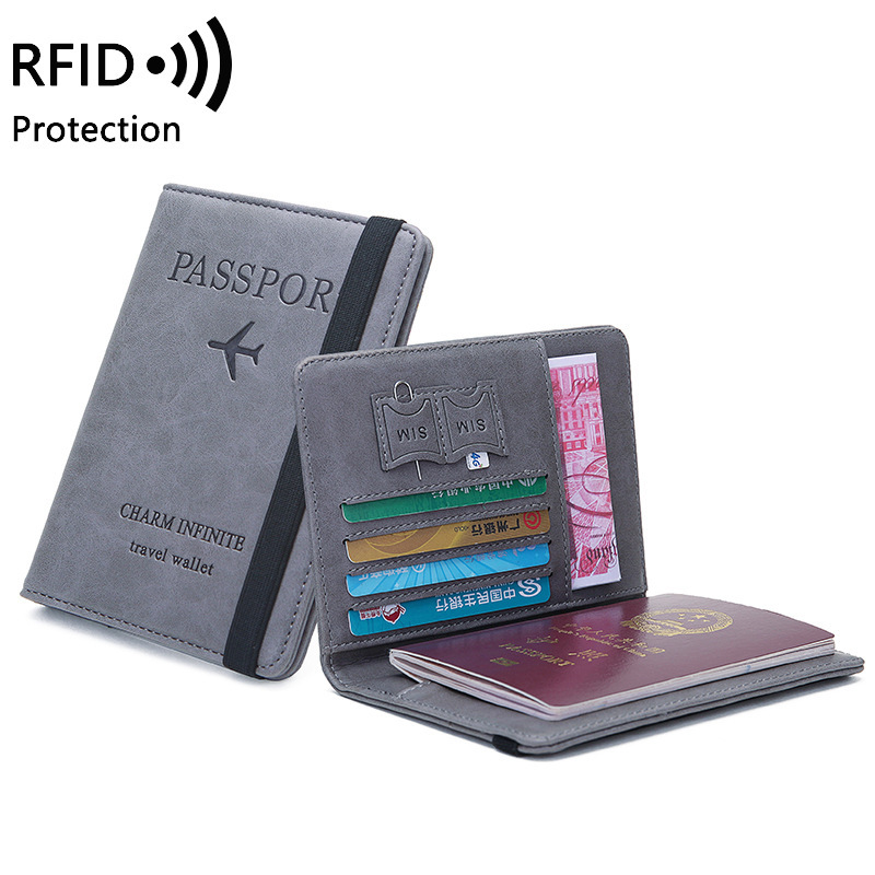 ユニセックス PU レザー パスポート ホルダー - RFI - Women'S Accessories Wallet のレビューと価格