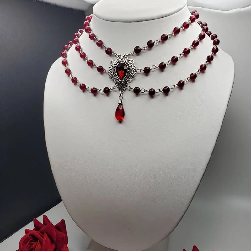 ビクトリア朝のネックレス ビーズ 2023 女性 ロマンチッ - Women'S Victorian Accessories のレビューと価格