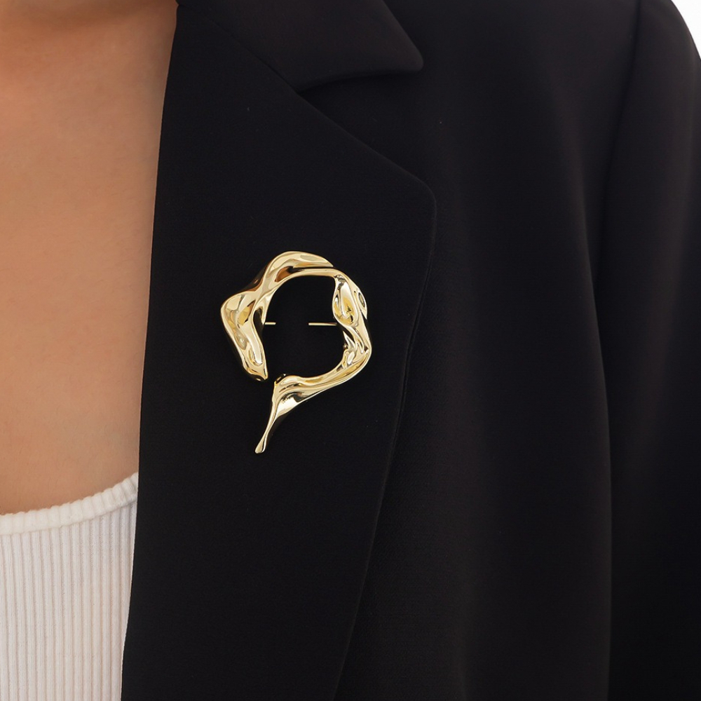 新しいファッション不規則なブローチ女性のためのトレンディなメ - Women Accessories Jewelry のレビューと価格