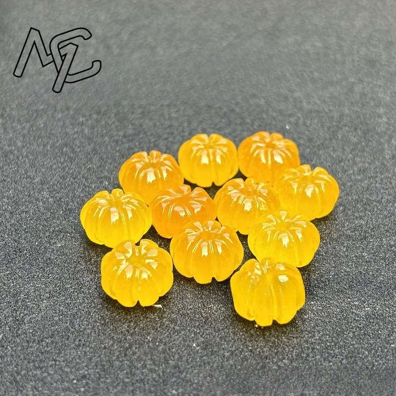 10 個グリーンヒスイカボチャビーズ DIY イヤリングブレ - Women Accessories To Gift のレビューと価格
