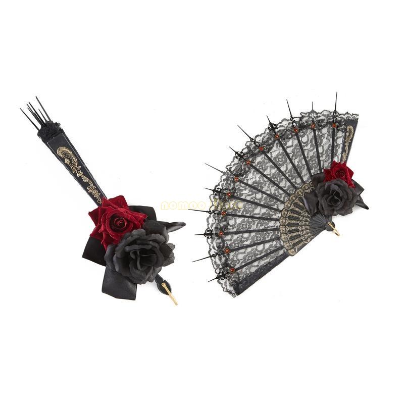 31BFロリータファンゴシックビクトリア朝の女性レースハンド - Women'S Victorian Accessories のレビューと価格
