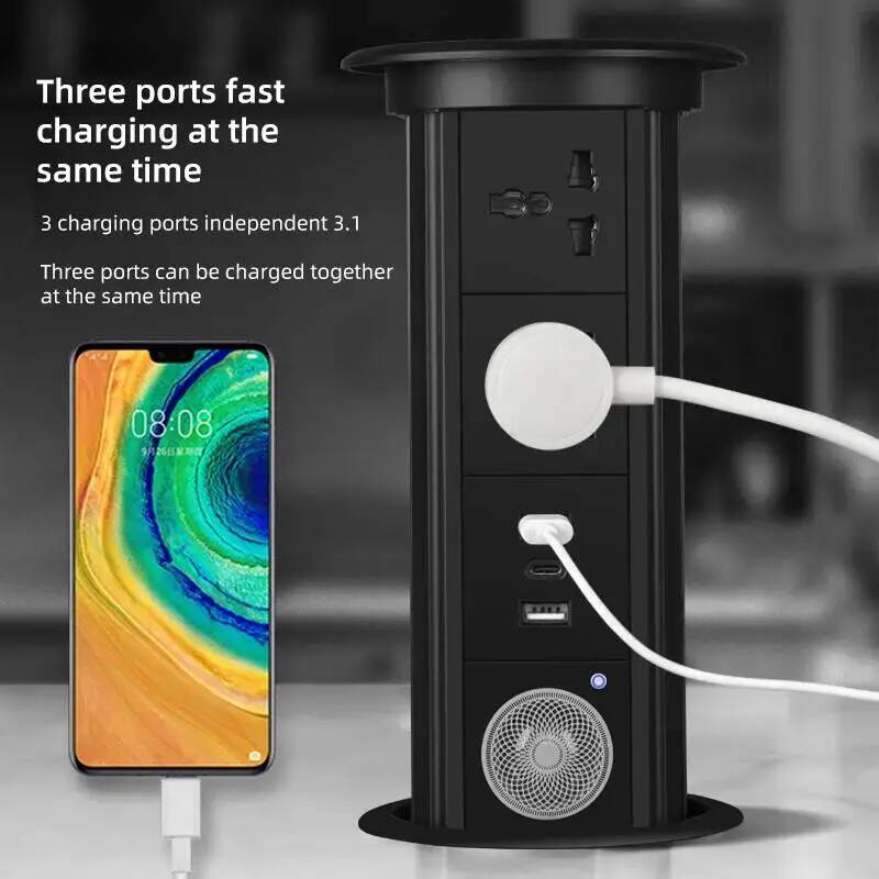 Herepow 自動ポップアップソケット EU FR UK  - Women Accessories In Uk のレビューと価格
