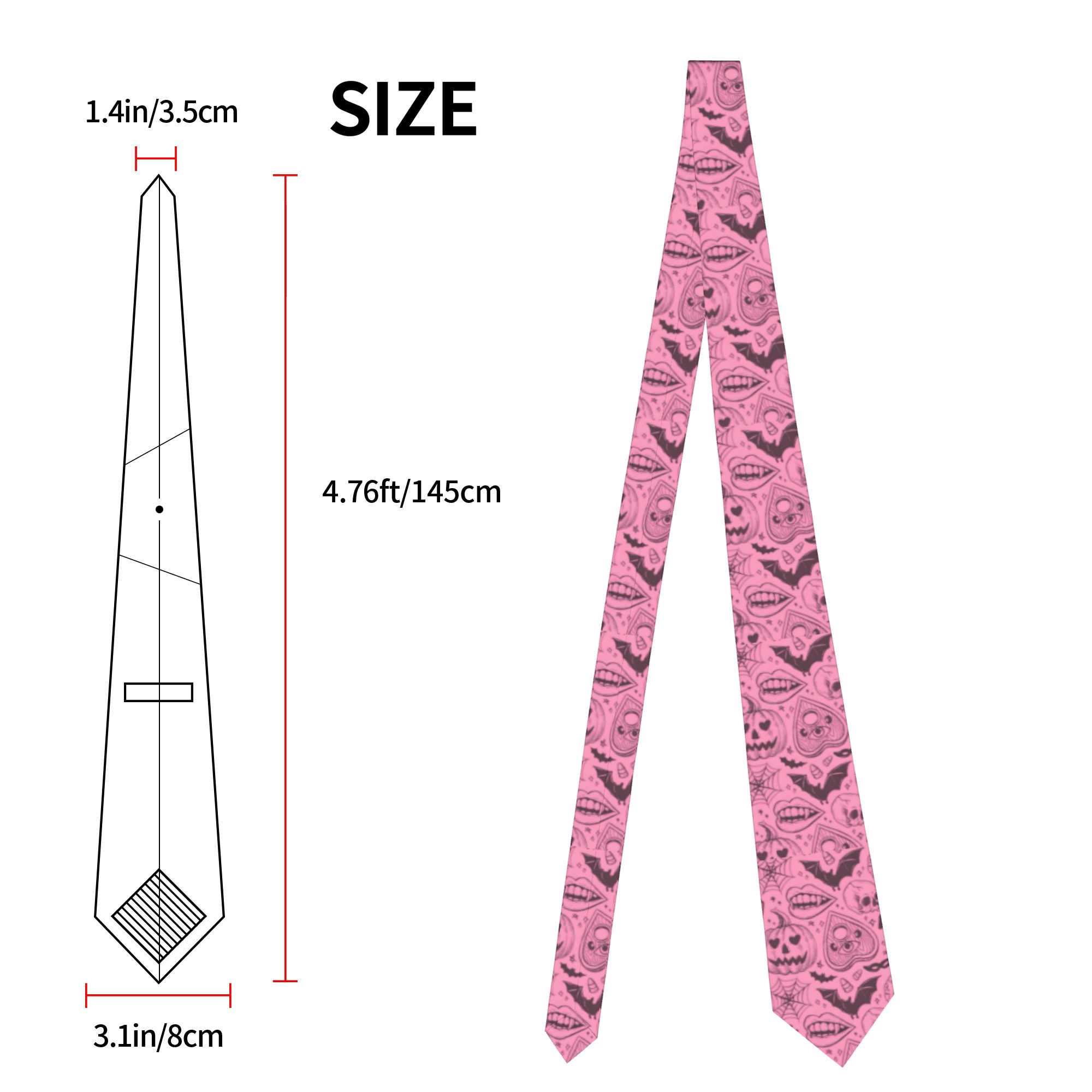 ハロウィン ゴシック ネクタイ ユニセックス 8cm ヴィク - Women'S Victorian Accessories のレビューと価格