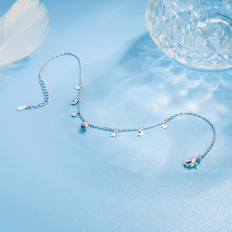女性のためのKOFSAC-925スターリングシルバーのアンク - Beaded Anklet Chain のレビューと価格