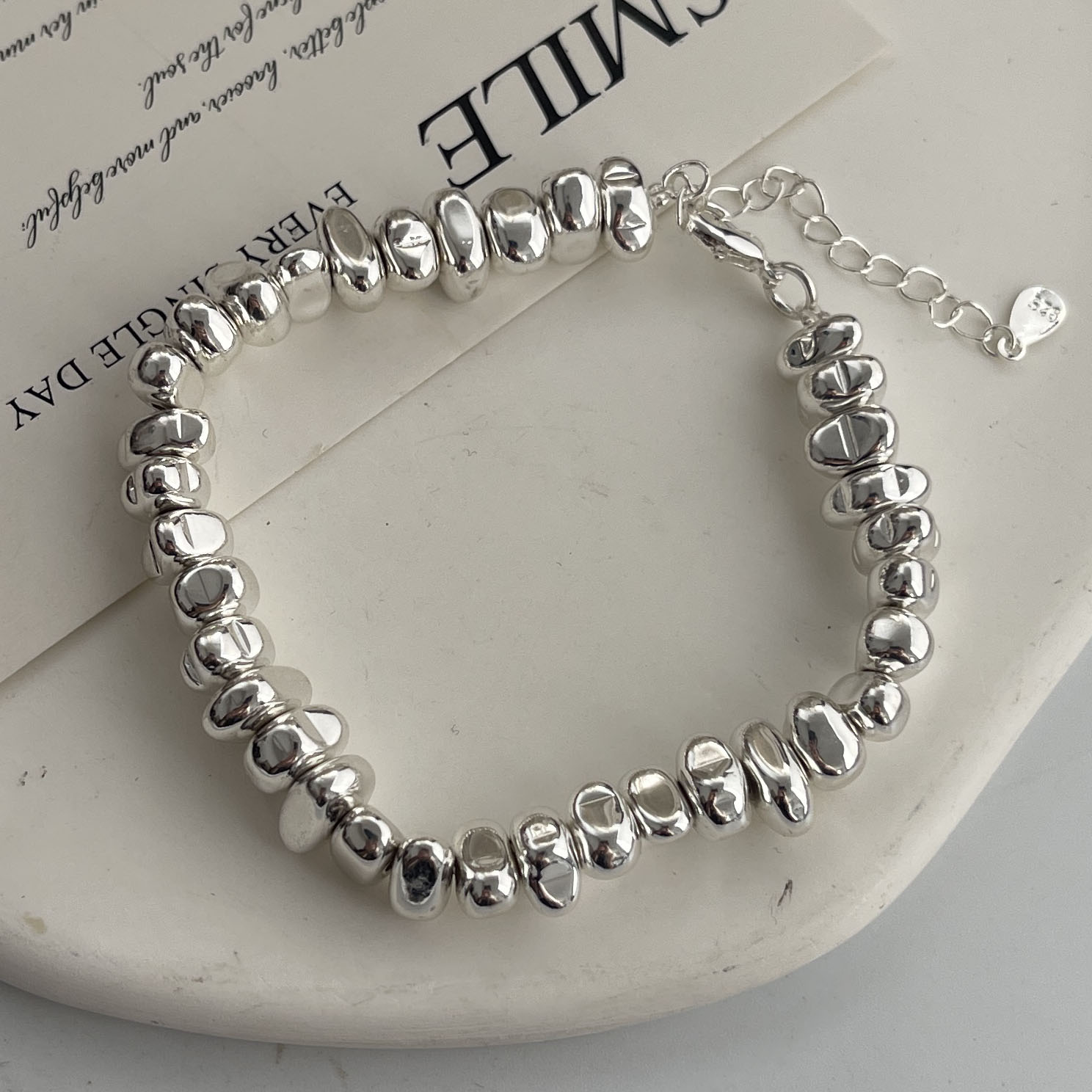 100% ソリッド 925 スターリングシルバーレトロブレス - Resin Bangle Bracelet のレビューと価格