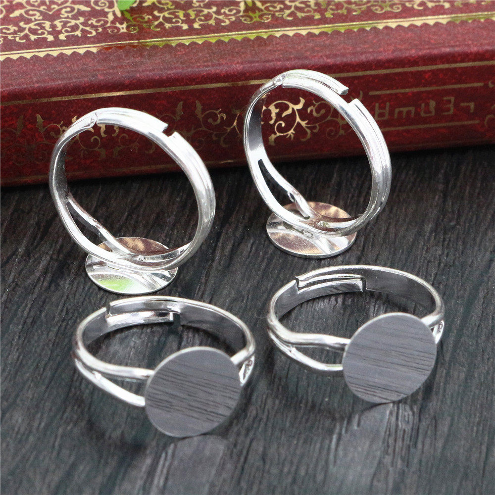 6/8/10/12 ミリメートル 10 個シルバーメッキブロ - Ring Set Adjustable のレビューと価格