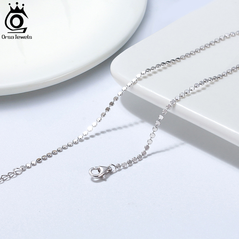 ORSA JEWELS 本物の 925 スターリングシルバー - Beaded Anklet Chain のレビューと価格