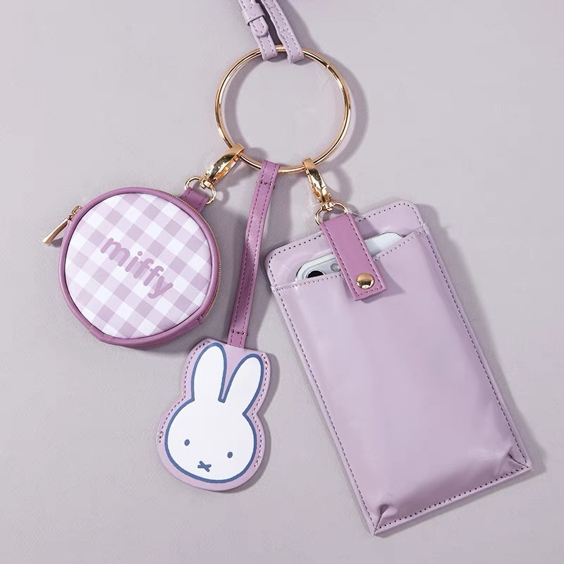 ミッフィー かわいい電話ポーチセット かわいい漫画キーホルダ - Women Accessories Combo Gift のレビューと価格