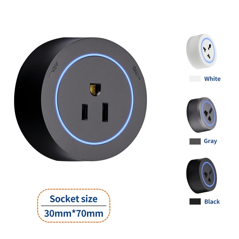白黒壁面電源トラックソケットEU UK FR韓国標準家庭用キ - Women Accessories In Uk のレビューと価格