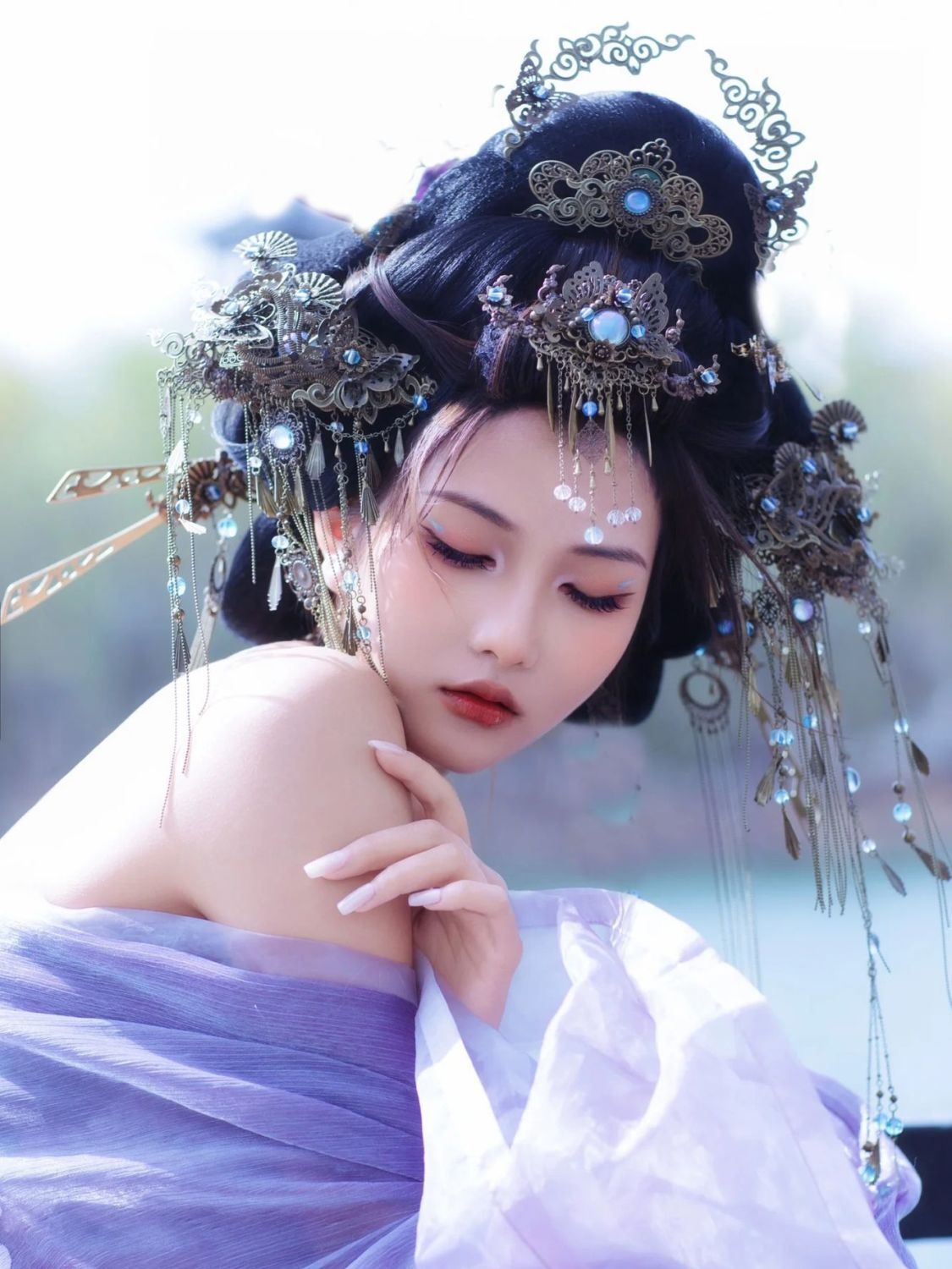 古代スタイルの古い友達の帰還ヘアクラウンヘアピン額飾りヴィン - Women'S Accessories Designer のレビューと価格