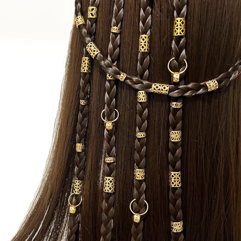 80個 合金 ドレッドヘアビーズ スタイリッシュ 合金 ヘア - Women Accessories Combo Gift のレビューと価格