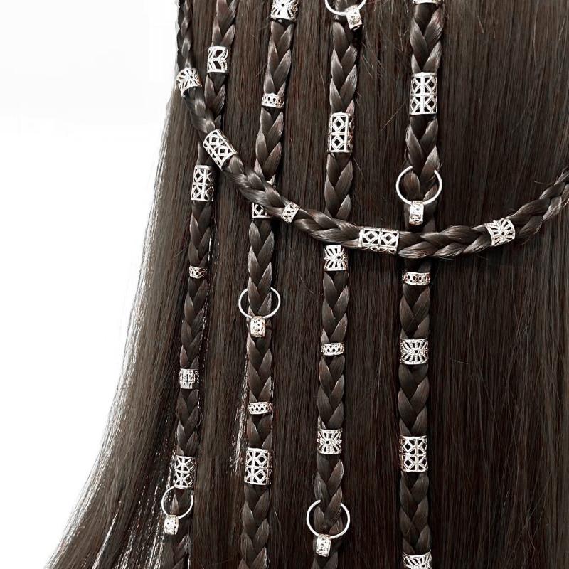 80個 合金 ドレッドヘアビーズ スタイリッシュ 合金 ヘア - Women Accessories Combo Gift のレビューと価格